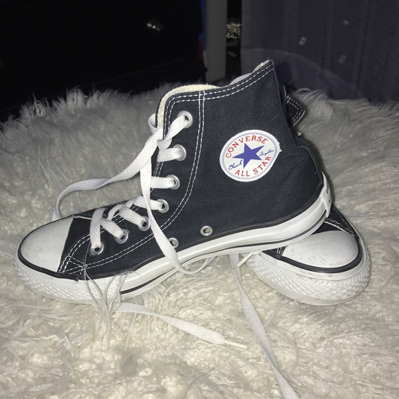 Converse Shoes - Black High-top Converse